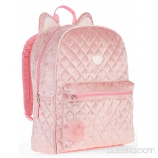 Kitten Quilted Velvet Backpack 567904588